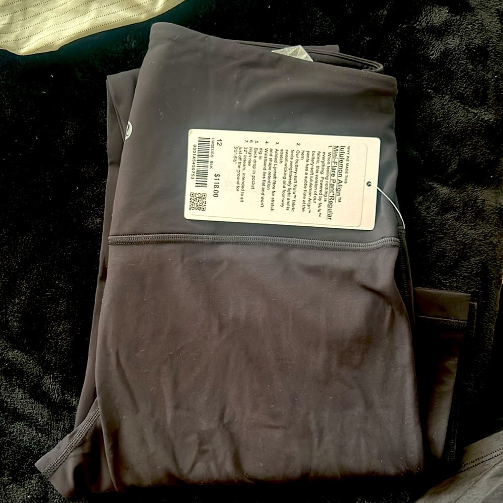 Lululemon - Align Mini-Flare Pant* Regular - Size 12 - Black **BRAND NEW**!! NWT